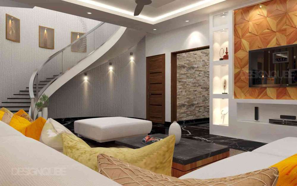Villa Architecture Interiors at Tilak nagar, Shimoga